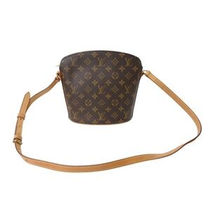 LOUIS VUITTON Drouot Shoulder Bag Monogram Brown